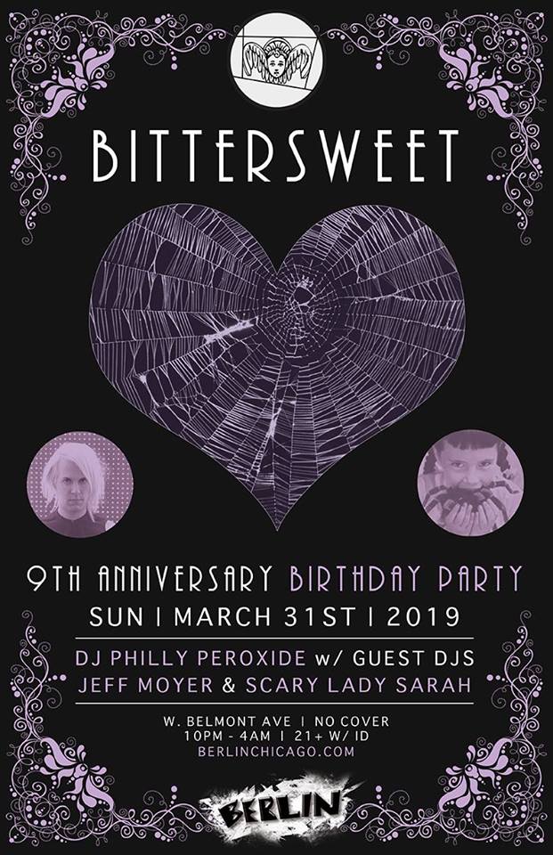 MAR 31 – Bittersweet 9th Anniversary + Guests Jeff Moyer/Scary Lady Sarah