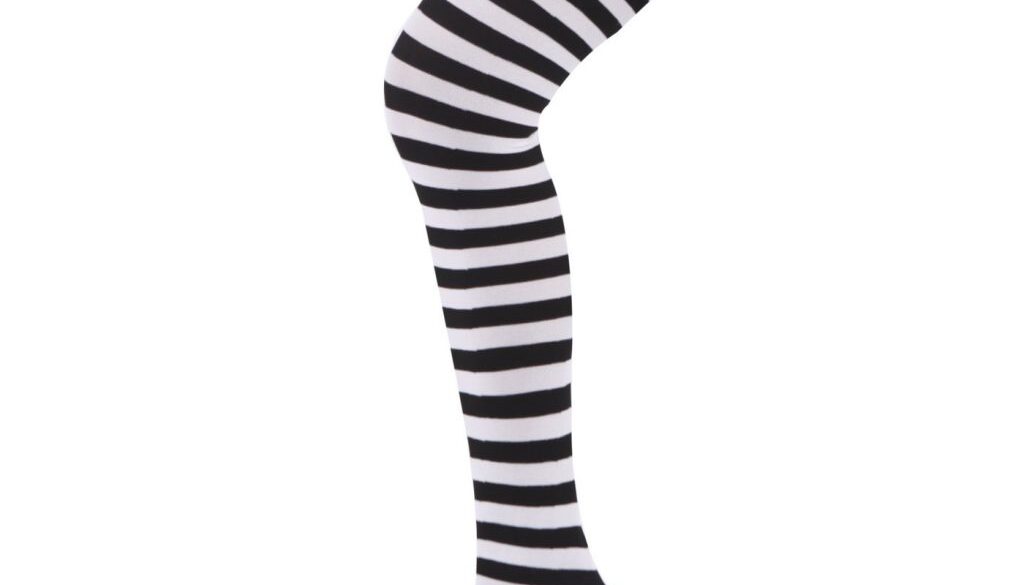 striped tights