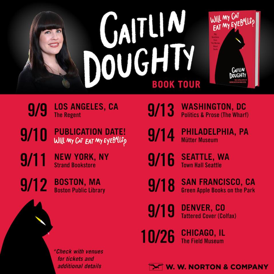 OCT 26 Caitlin Doughty Book Tour (Chicago) SpookyInc