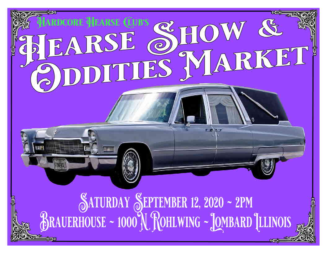 SEPT 12 Hearse Show & Oddities Market (Lombard, IL) SpookyInc