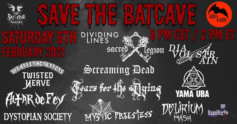 FEB 6 – Save The Batcave