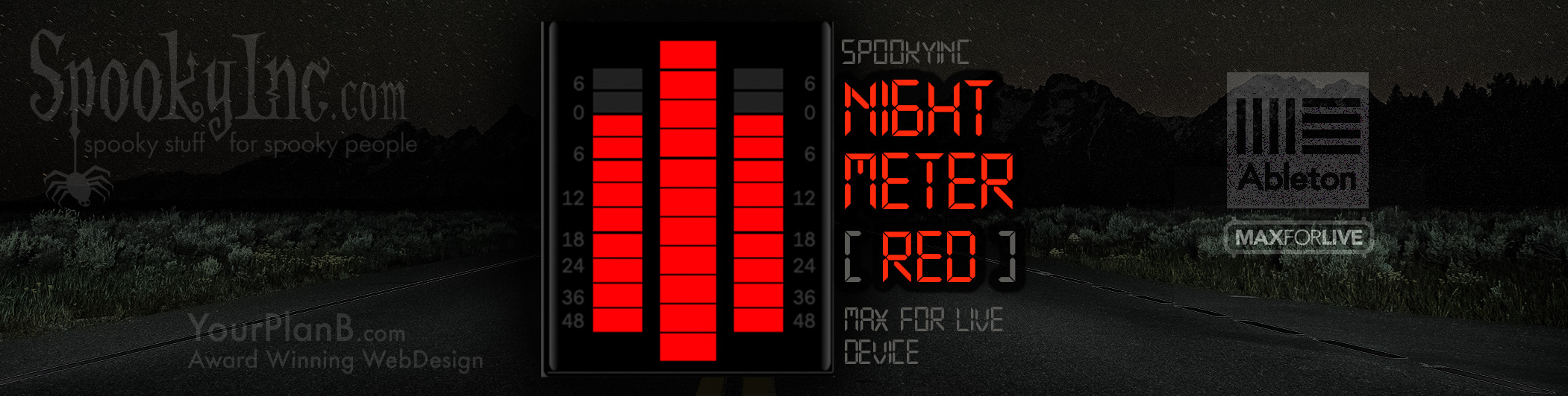 My first attempt at a Max for Live device It's a free volume meter Device that simply displays audio levels in a unique visual way that may cause an unrelated arpeggiated tune to get stuck in your head